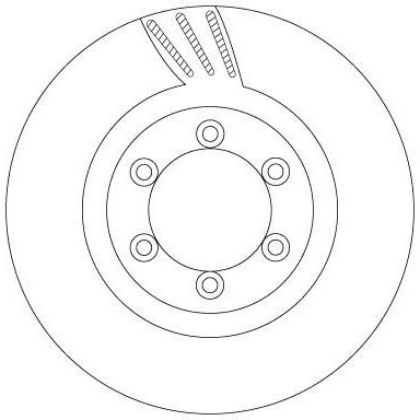 Image de TRW DF6881 Disque de frein 294 26 6 109 ventilé peint SSANGYONG: Rexton / 2