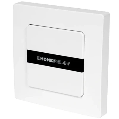 Image de HOMEPILOT Interrupteur 1 groupe Contrôlez divers appareils Smart Home. Utilisez le pour l&#039;éclairage, chauffage ou les volets roulants. Jusqu&#039;à 8