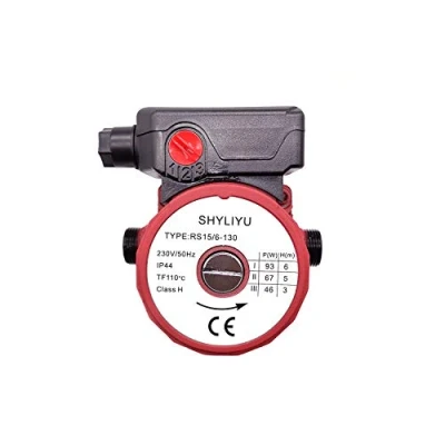 Image de SHYLIYU Pompe de Circulation à eau chaude Circulateur domestique vitesse variable46/67/93W Sanitairesystème Chauffage Central surpression Automatique 3000L/H Max tête 6m