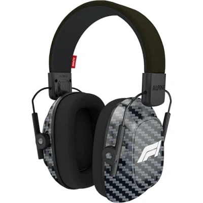 Image de Alpine Racing Pro Earmuff F1® Casque Anti Bruit pour adulte CE Certifié Confortable et réglable Prévient les troubles auditifs Robuste facile à ranger