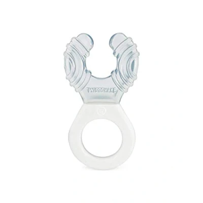 Image de TWISTSHAKE Anneau de dentition bébé réfrigéré Sans BPA à partir 2 mois. White, Blanc