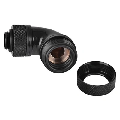 Image de Thermaltake CL W097 CA00BL A G1/4 PETG tube Compression à 90 degré OD 16mm Noir