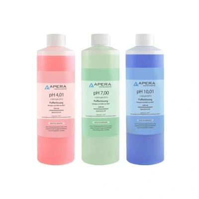 Image de Apera Instruments Solution d&#039;étalonnage pH 4.01/7.00/10.01 250 ml