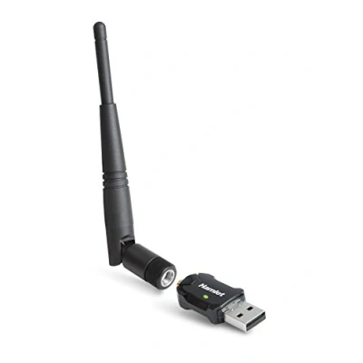 Image de Hamlet HNW600ACU carte réseau WLAN 600 Mbit/s Cartes (Sans fil, USB, WLAN, Wi Fi 5 (802.11ac), Mbit/s, Noir)