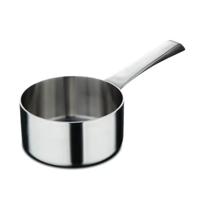 Image de MasterPRO SIGMA Louche sans couvercle 1.6L 16x8cm Acier inoxydable Multi couches Poignée en fonte rivetée Convient à tous les types de cuisine Facile nettoyer