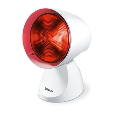 Image de Beurer IL 21 lampe à infrarouge, dispositif médical avec chaleur bienfaisante pour l&#039;utilisation en cas de refroidissement et tensions musculaires, 5 niveaux d&#039;inclinaison