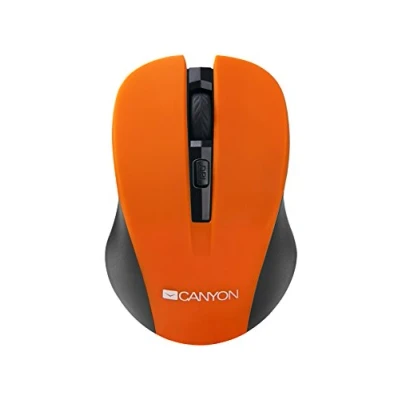 Image de Souris Canyon CNE CMSW1O Ambidextre Optique USB 1200 DPI 59,1 g Orange