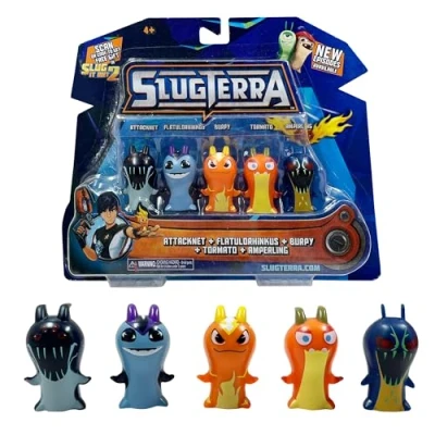 Image de SLUGTERRA, 5 Personnages, 4,5 cm, Modèle aléatoire, pour Les Enfants à partir de 4 Ans, LUU02