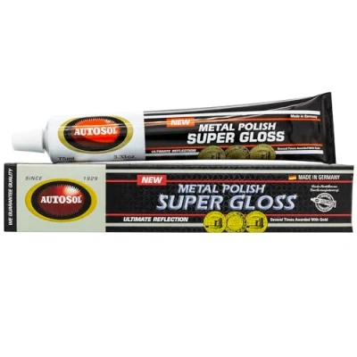 Image de Présentation de Autosol Super Gloss Metal Polish 75 ml Donnez à vos métaux une brillance ultime