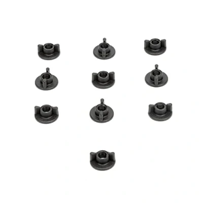 Image de STEY ACCESORIOS Lot de 10 écrous papillon en plastique robuste pour vis métrique M6, Made in EU
