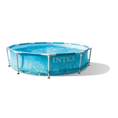 Image de Intex 10 ft x 30 in Beachside Metal Frame Pool Set