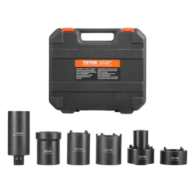 Image de VEVOR spindelmoer asmoer slagdoppenset 12,7mm aandrijving 6 stuks.