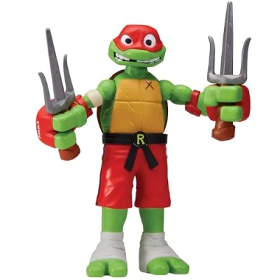 Image de Teenage Mutant Ninja Turtles Roll N Punch Raphael. Libérez Une puissante Action de Frappe ! Figurine à l&#039;échelle 30,5 cm pour Les Fans TMNT Tous âges