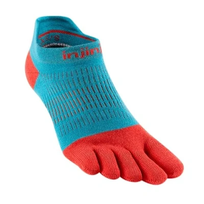 Image de Injinji Women&#039;s RUN LIGHTWEIGHT NO SHOW SHERBERT XS/S (EU : 35 40), multicolore,