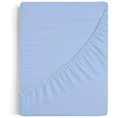 Image de Burrito Blanco Drap Housse Ajustable A8 100% Coton 180 x 190/200 cm Bleu