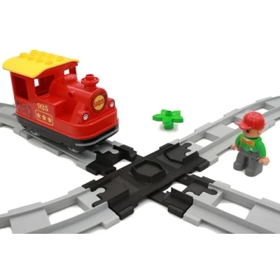 Image de TracksCreations Croisement pour Train Compatible Duplo (4 Voies Rotatif)