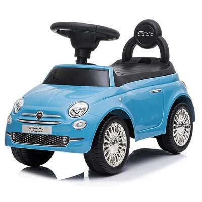 Image de Porteur Enfant à partir de l&#039;âge 12 Mois Fiat voiturette, Interactive avec klaxon et Sons Moteur Push Car (Bleu)