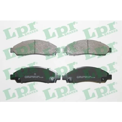 Image de LPR 05P1372 Jeu de plaquettes frein ISUZU: D Max 1 Pickup