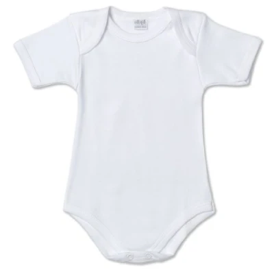 Image de Ellepi AF891NR Body pour bébé en coton à manches courtes Blanc Taille 3 ans