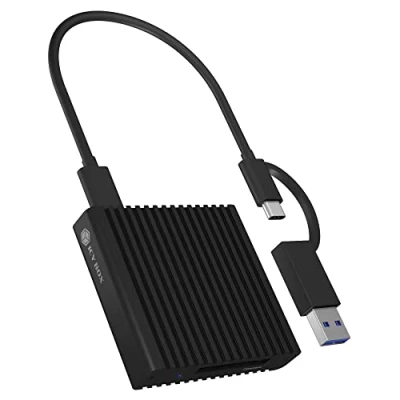 Image de ICY BOX IB CR404 C31 Lecteur de carte mémoire externe USB C™, 3.2 (2è gén.) (USB 3.1) noir
