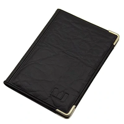 Image de Porte de Cartes crédit 12 Compartiments MJ Design Germany Made in UE en différentes Couleurs et Designs (Désign 4 / Noir)