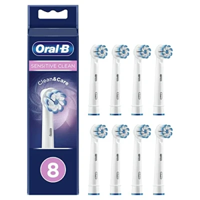 Image de Oral B Sensitive Clean Brossette, 8 Unité (Lot de 1)