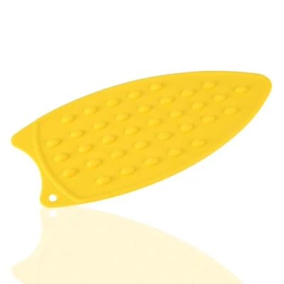 Image de Support pour Fer à Repasser en Silicone, Tapis de Repos Repassage Silicium Repose Chaud antidérapant résistant la Chaleur Protection du comptoir