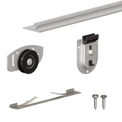 Image de Système coulissant SLID&#039;UP 130 pour 2 ou 3 portes de placard rail 1,94 m 70 kg