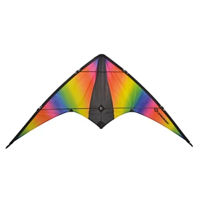 Image de Schildkröt Stunt Kite 160, Cerf Volant Acrobatique à Deux Lignes, 12 Ans, 160x80cm, avec Cordons en Polyester 45 KP, 2x30m sur Bobine Enroleur, 2 6 Beaufort, 970449