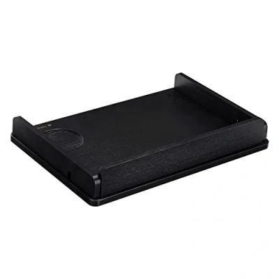 Image de Navaris Table de Chevet Amovible Tablette Étagère en Bambou 38 x 26 11 cm à Fixer Lit Superposé Mezzanine avec Fente pour Câbles