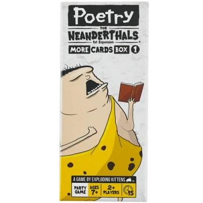 Image de Exploding Kittens Poetry for Neanderthals Expansion Pack by Card Games Adults Teens &amp; Kids Fun Family