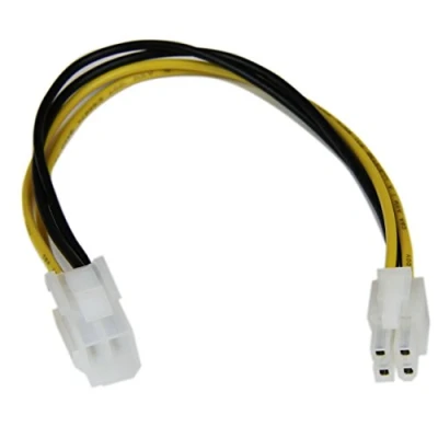 Image de Câble d&#039;extension CPU P4 ATX12V de 20 cm d&#039;alimentation processeur 4 broches 20 cm M/F ATXP4EXT