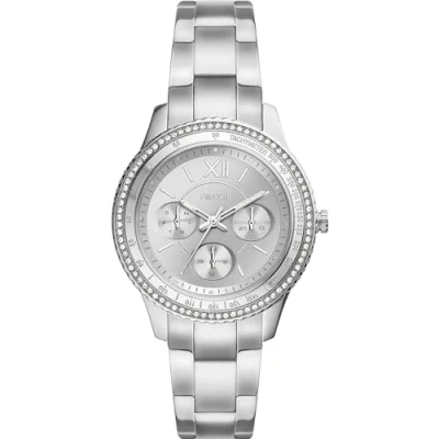 Image de Fossil Stella Sport Montre à aiguilles silvercoloured, Femme, Taille: One Size, Silver coloured