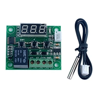 Image de DollaTek 50 à 110 C W1209 DC 12V numérique Mini Thermostat Contrôle de la température du contrôleur commutateur Sensor Module