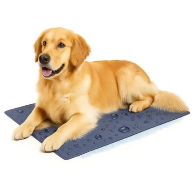 Image de Flamingo Tapis Rafraichissant 100 x 60cm XL Couverture Rafraichissante Automatique Chien Chat Auto refroidissant Matelas qualité superieur Reste Froid Plus Longtemps Produit Populaire!!!