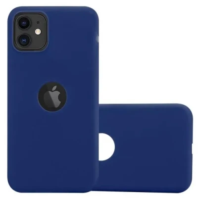 Image de Coque pour Apple iPhone 11 en CANDY BLEU FONCÉ Housse de protection Étui silicone TPU flexible Neuf