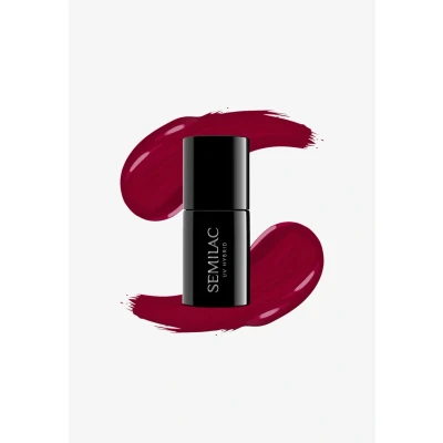 Image de Semilac UV GEL Polish Vernis à ongles, Taille: 7 ml, Deep red