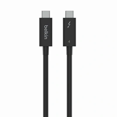 Image de Belkin Câble actif Thunderbolt 4, connexion USB Type C avec Power Delivery 100W, certification compatible TB3, fonctionne MacBook Pro, iPhone 15 Samsung Galaxy, eGPU, etc, 2 m