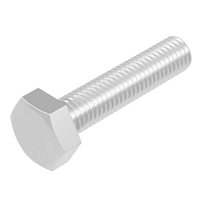 Image de SECCARO Lot de 20 vis à tête hexagonale M10 x 45 mm, en acier inoxydable V2A VA A2, DIN 933 / ISO 4017, six pans extérieurs
