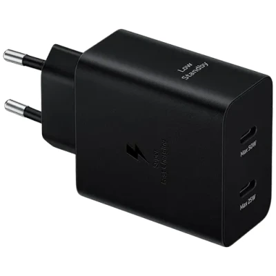 Image de Samsung Dual USB C Chargeur Rapide 50W Noir