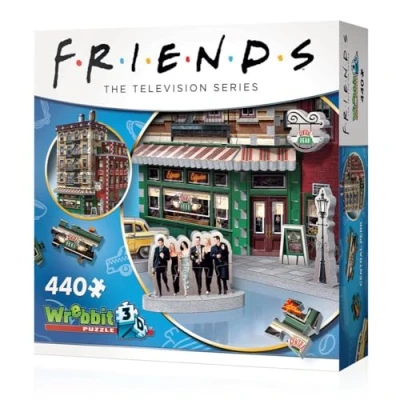 Image de Wrebbit3D, Friends: Central Perk Café (440pc), 3D Puzzle, Ages 14+