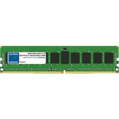 Image de 16Go DDR4 2933MHz PC4 23400 288 PIN ECC ENREGISTRÉ DIMM (RDIMM) MÉMOIRE RAM POUR SERVEURS WORKSTATIONS CARTES MERES