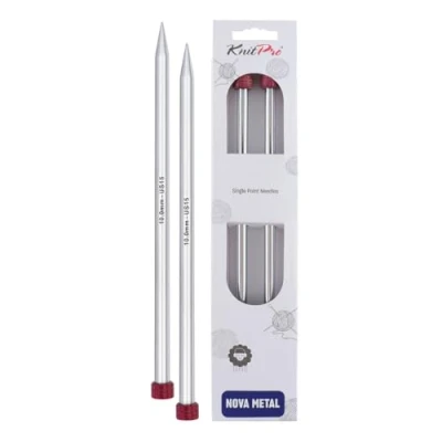 Image de KnitPro KP10241 Nova Aiguille Simple Pointe Bois Multicolore 11,5 x 0,9 8 cm