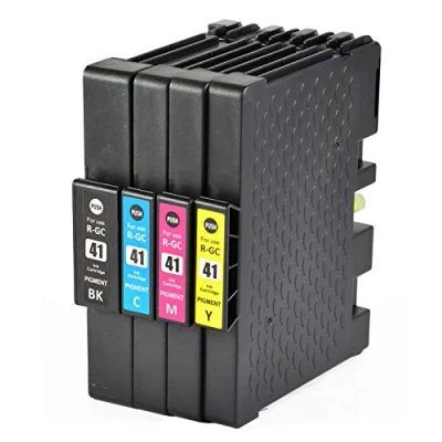 Image de Bergsan 4 Cartouche d&#039;encre Compatible pour Ricoh Aficio GC 41 XL SG2100N SG3100SNW SGK3100DN SG3110DN SG3110DNW SG3110SFNW SG3120BSFNW SG3120BSF SG7100DN