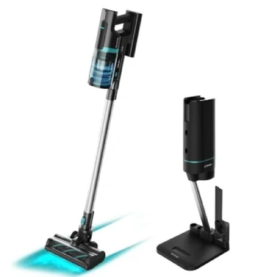 Image de Cecotec Aspirateur Balai sans Fil Conga Rockstar 10000 Nebula Station. 450W, Technologie ForceSonic 30 kPa, 3 en 1, Système Cyclonique parallèle, Brosse Jalisco, Tube Rigide Extensible, Automatique