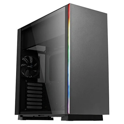 Image de Aerocool Glo Midi Tower Noir Neuf