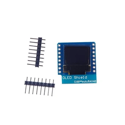 Image de DollaTek Module d&#039;affichage OLED Shield 0.66 &quot;Pouces 64X48 LCD IIC / I2C Interface