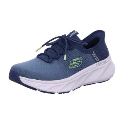 Image de Skechers Edgeride Baskets basses navy/lime, Homme, Taille: 43, Navy/lime Textile