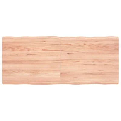 Image de vidaXL Dessus de Table, Remplacement du Plateau Table avec Bord Vif, Tableau Bricolage Intérieur, Bois Massif Traité Bordure Assortie