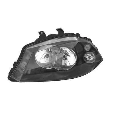 Image de VAN WEZEL 4917961 Phares gauche H4 jaune pour circulation à droite sans commande correcteur de site projecteur P43t SEAT: Ibiza 3